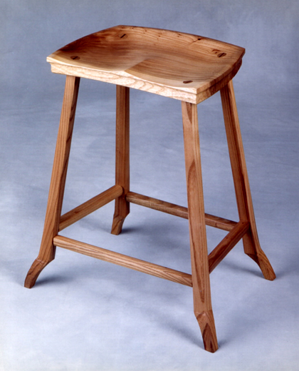 Sculptued Seat Stool